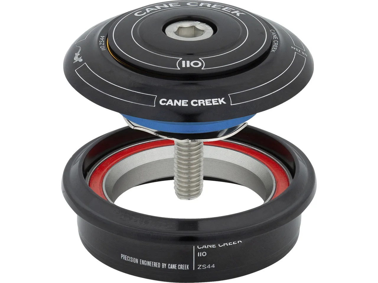 Cane Creek 110 Top ZS44/28,6/H8 Styrelager, Black, One Size