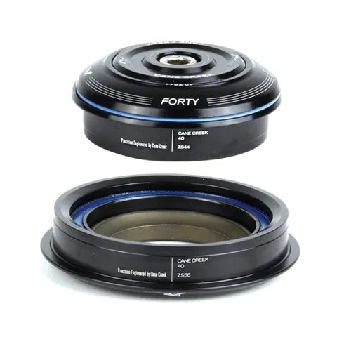 Cane Creek 40 ZS44/28.6-ZS56/30 Conversion Semi-konisk styrelage, Black, One Size Cane Creek 40 ZS44/28.6-ZS56/30 Conversion Semi-konisk styrelage, Black, One Size