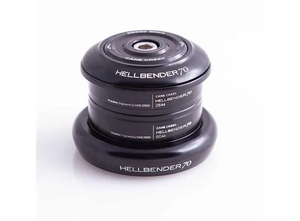 Cane Creek Hellbender 70 ZS44/28.6-EC44/40 Komplett Styrelager, Black, One Size