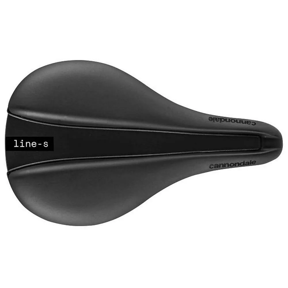 Cannondale Line S Carbon Flat Sykkelsete, Black, 142mm