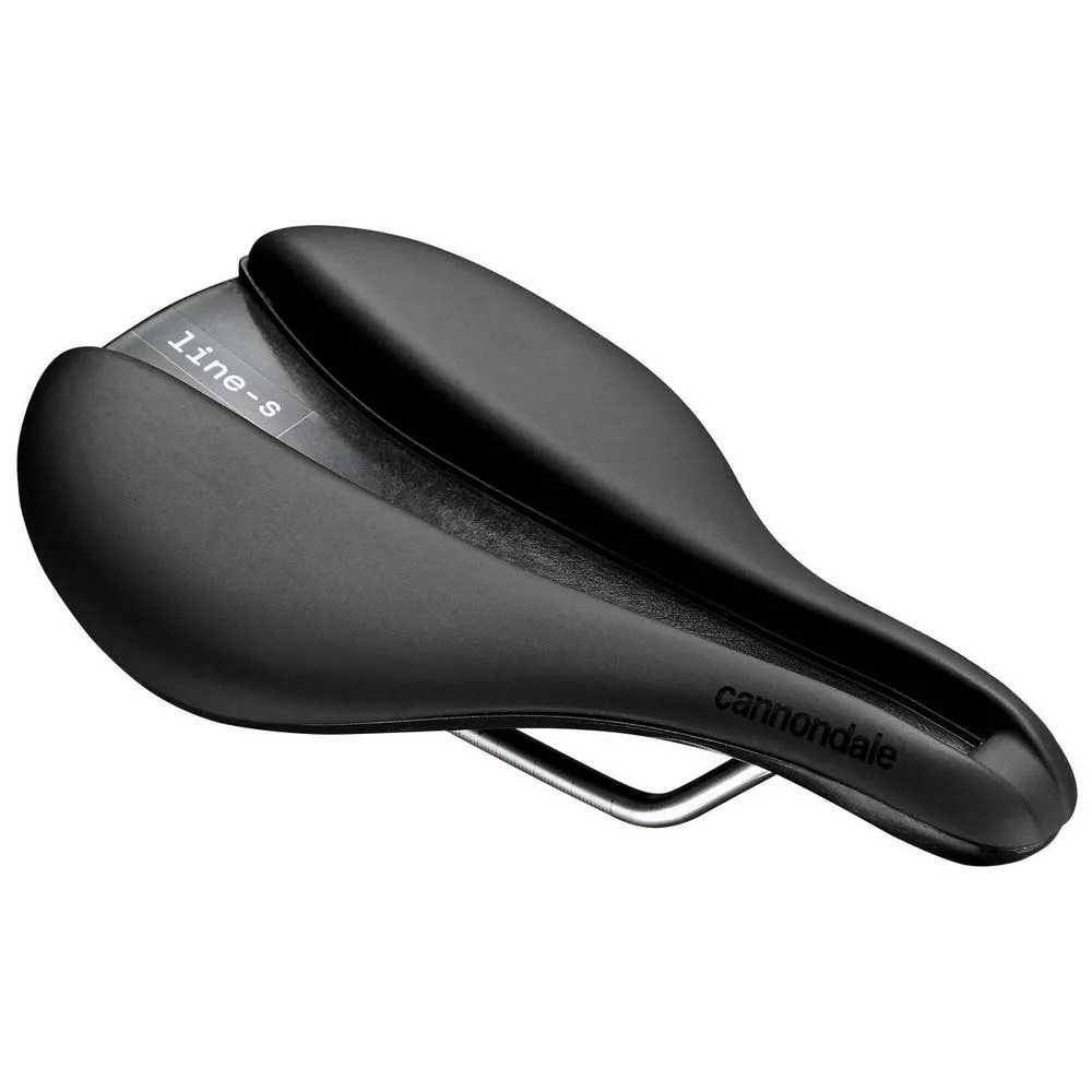 Cannondale Line S Cromo Flat Sykkelsete, Black, 142mm