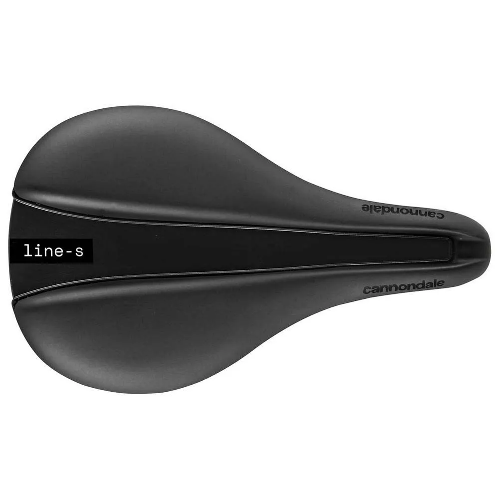 Cannondale Line S Cromo Flat Sykkelsete, Black, 142mm