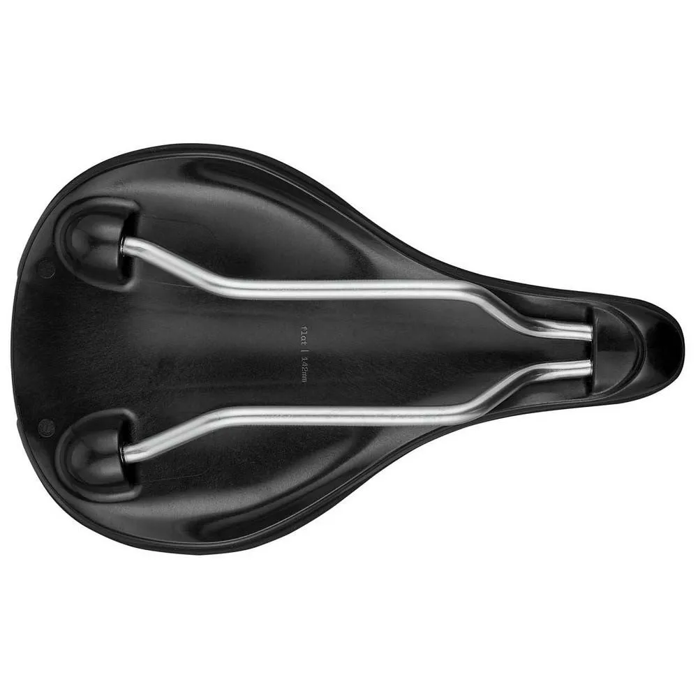 Cannondale Line S Cromo Flat Sykkelsete, Black, 142mm