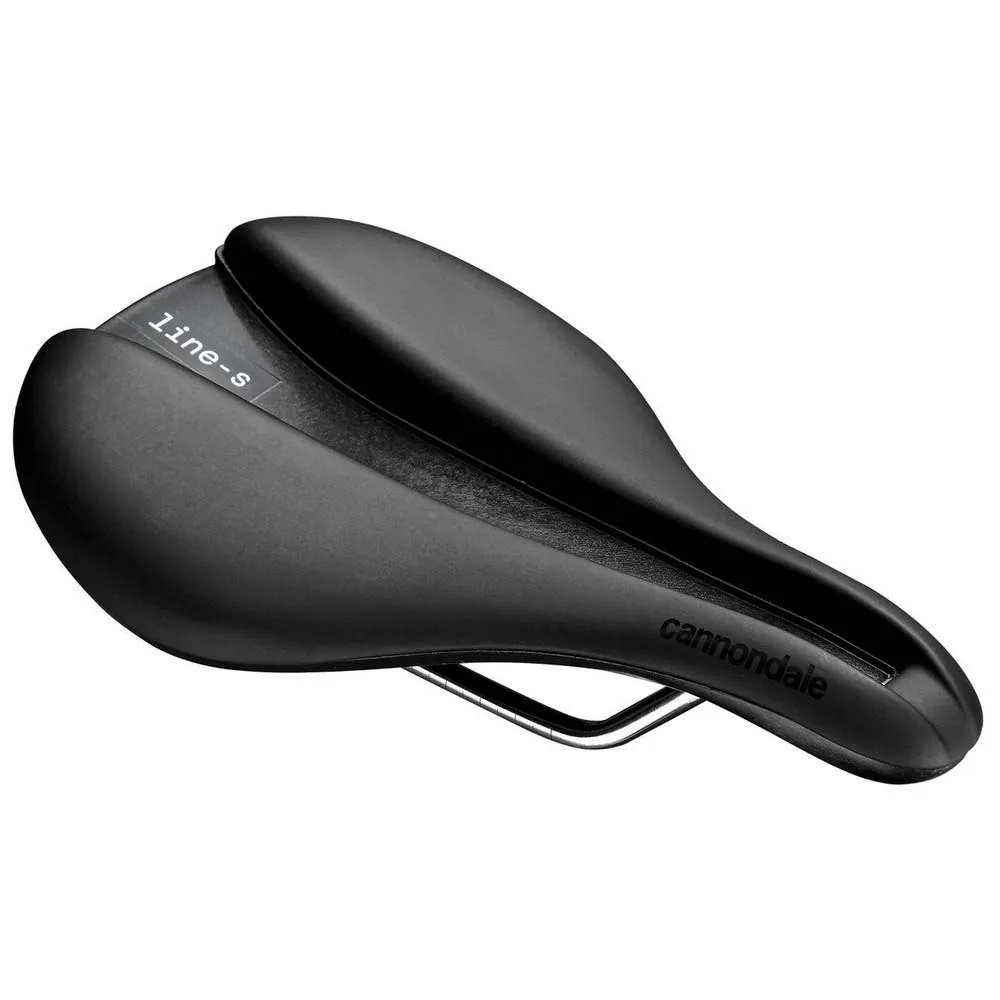 Cannondale Line-S Race Flat Sykkelsete, Black, 142mm