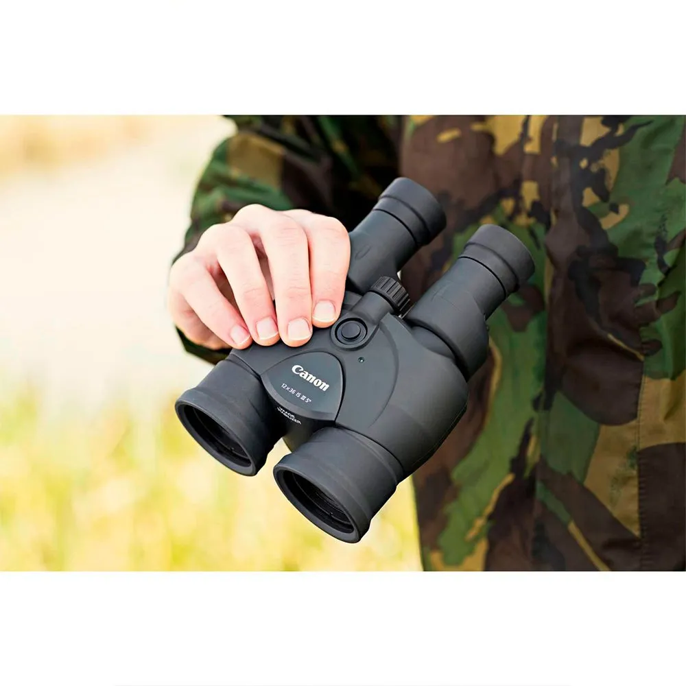 Canon Binocular Is Iii 12x36 Kikkerter, Black, One Size