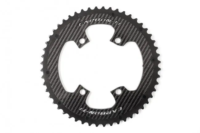 Carbon-Ti CARBON TI X Carboring Evo 54x110 DA9200 4 Arms, Carbon black