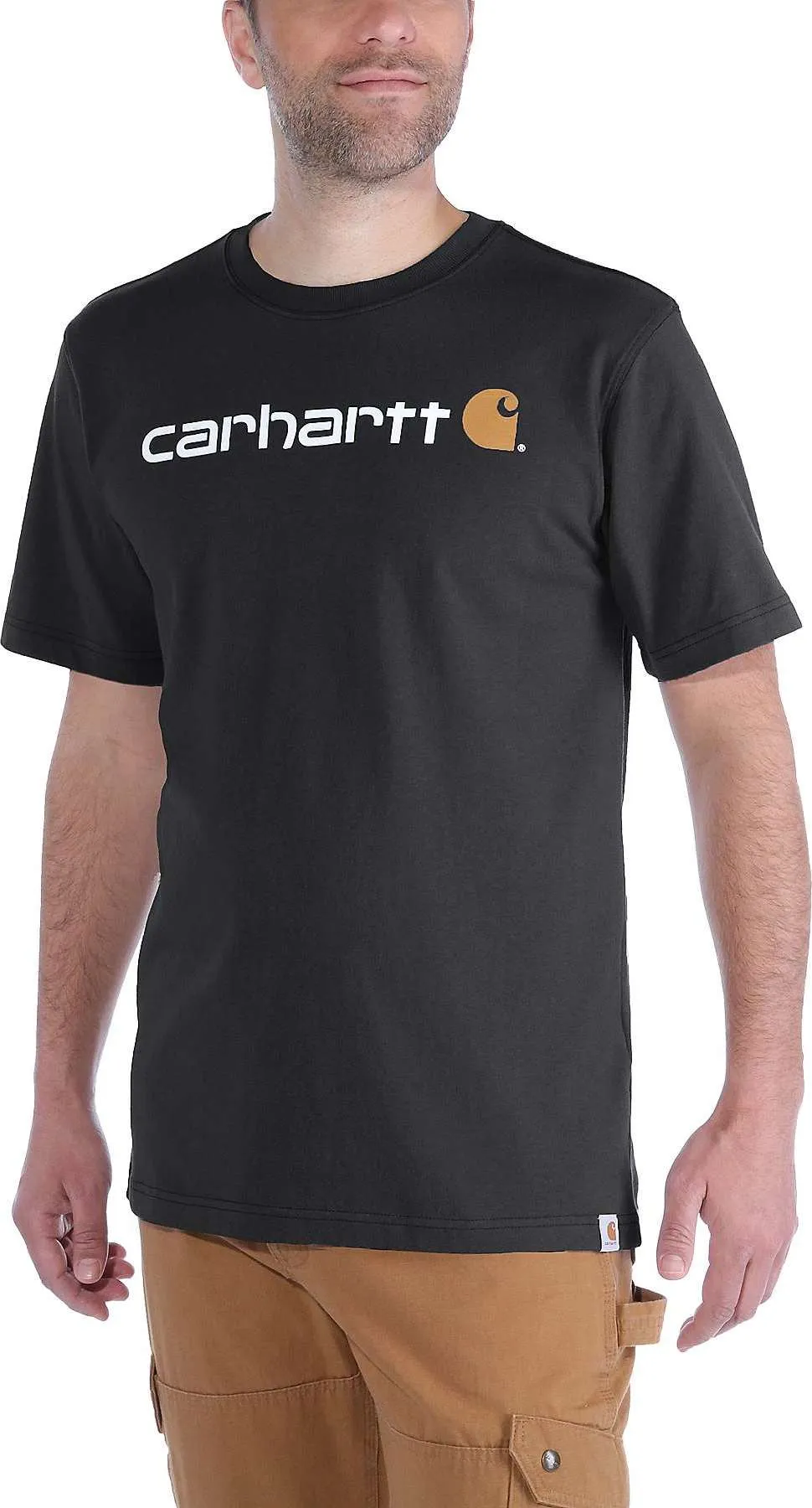 Carhartt Men's Core Logo T-Shirt Short Sleeve Carhartt Men's Core Logo T-Shirt Short Sleeve