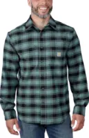 Carhartt Men's Flannel Long Sleeve Plaid Shirt
