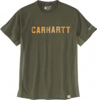 Carhartt Men's Force Flex Block Logo T-Shirt S/S