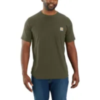 Carhartt Men's Force Relaxed Fit Midweight Short-Sleeve Pocket T-Shirt Carhartt Men's Force Relaxed Fit Midweight Short-Sleeve Pocket T-Shirt