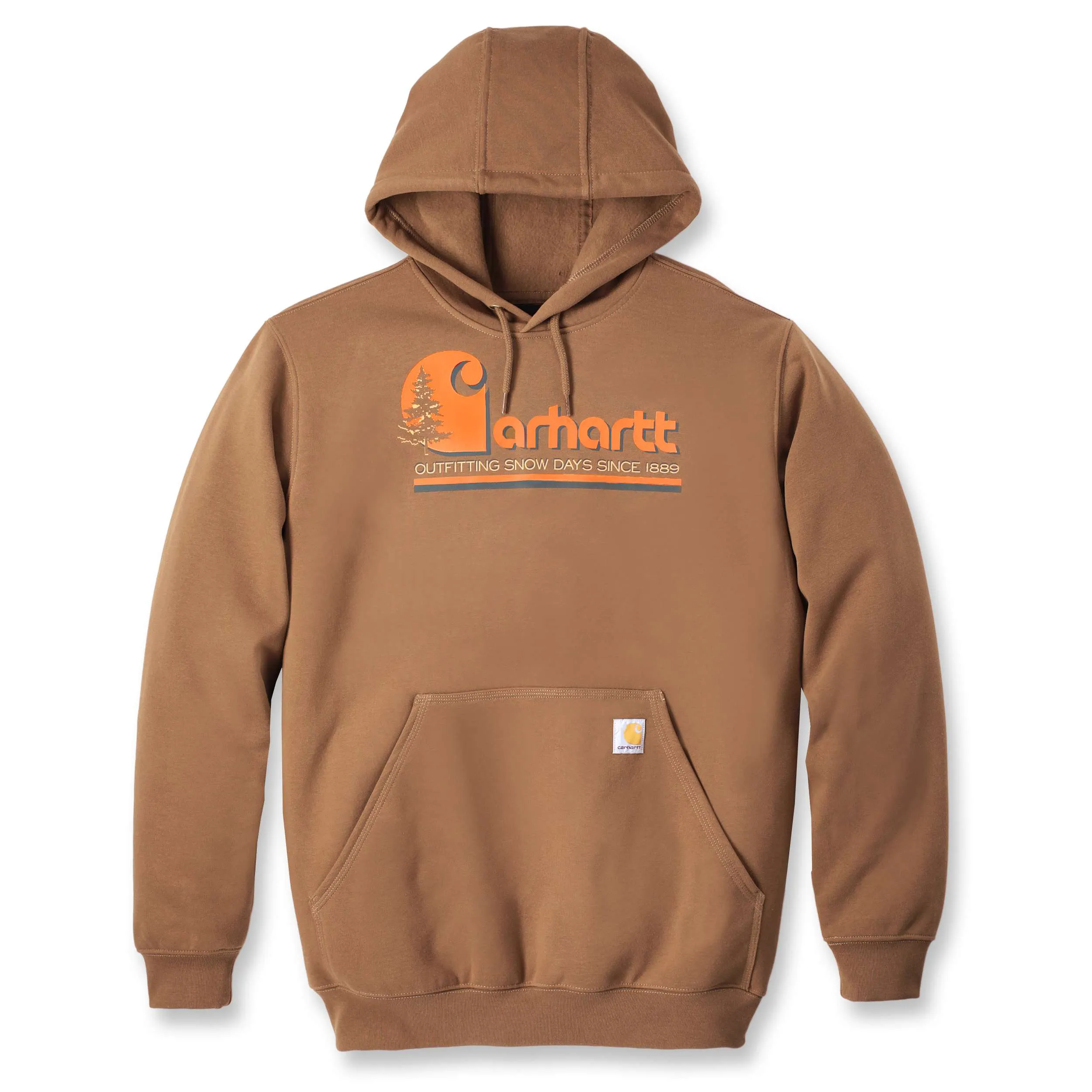 Carhartt Men's Graphic Hooded Sweatshirt, Brown