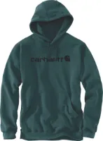 Carhartt Men's Signature Logo Hooded Sweatshirt