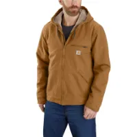 Carhartt Men's Washed Duck Sherpa Lined Jacket