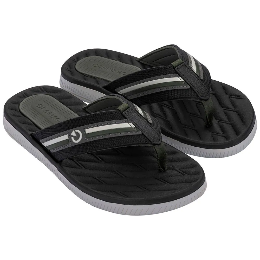 Cartago Napoles Iii Flip-flops male, Grey / black / green, EU 41