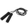 Casall Jump rope foam handle, Hoppetau, Black, One Size