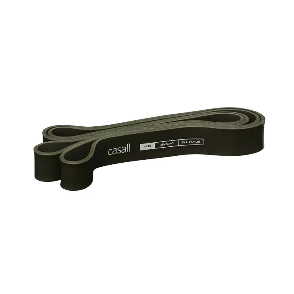 Casall Long rubber band, Powerband & Mini band, Hard green, One Size