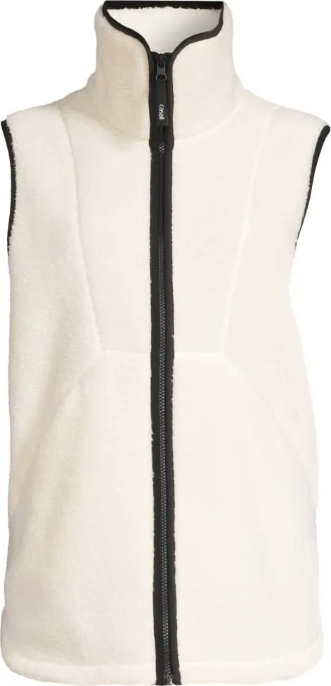 Casall Women's High Collar Pile Vest