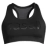 Casall Women's Iconic Wool Sports Bra, Black logo