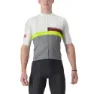 Castelli A Blocco Kort Ermet Trøye Refurbished, Ivory / bordeaux / electric lime