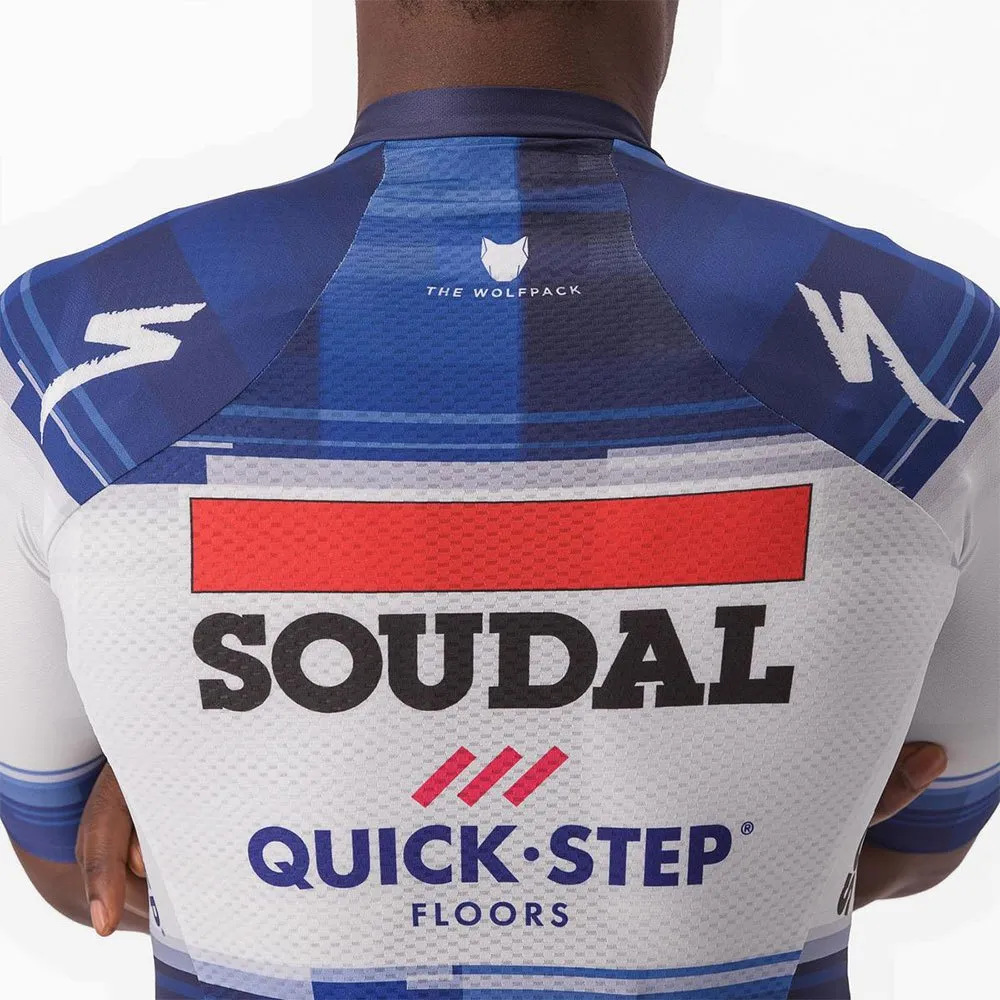 Castelli Aero Race 6.1 Soudal Quick-step 2023 Kort Ermet Trøye, Dark blue / white Castelli Aero Race 6.1 Soudal Quick-step 2023 Kort Ermet Trøye, Dark blue / white