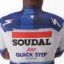 Castelli Aero Race 6.1 Soudal Quick-step 2023 Kort Ermet Trøye, Dark blue / white
