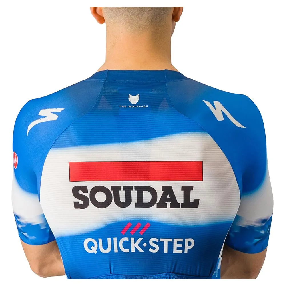 Castelli Aero Race 7.0 Soudal Quick-step 2024 Kort Ermet Trøye