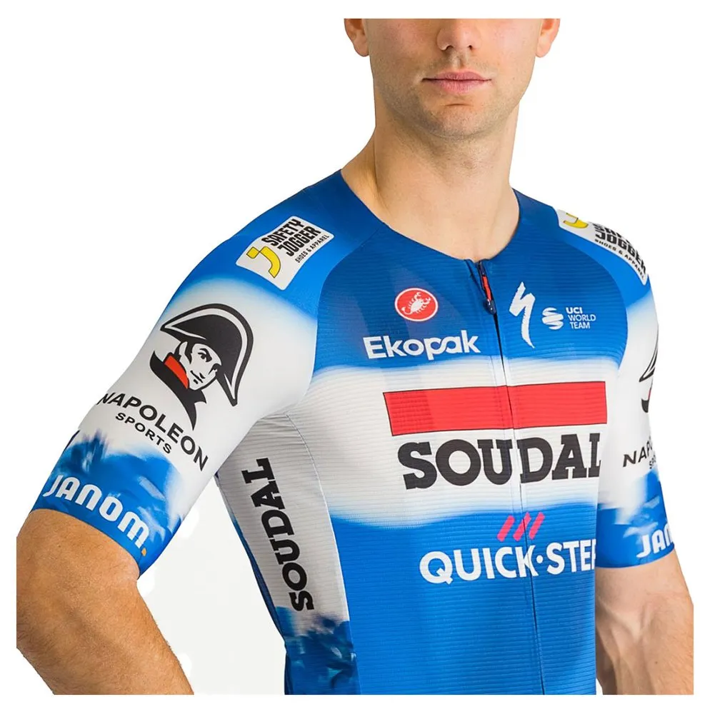 Castelli Aero Race 7.0 Soudal Quick-step 2024 Kort Ermet Trøye