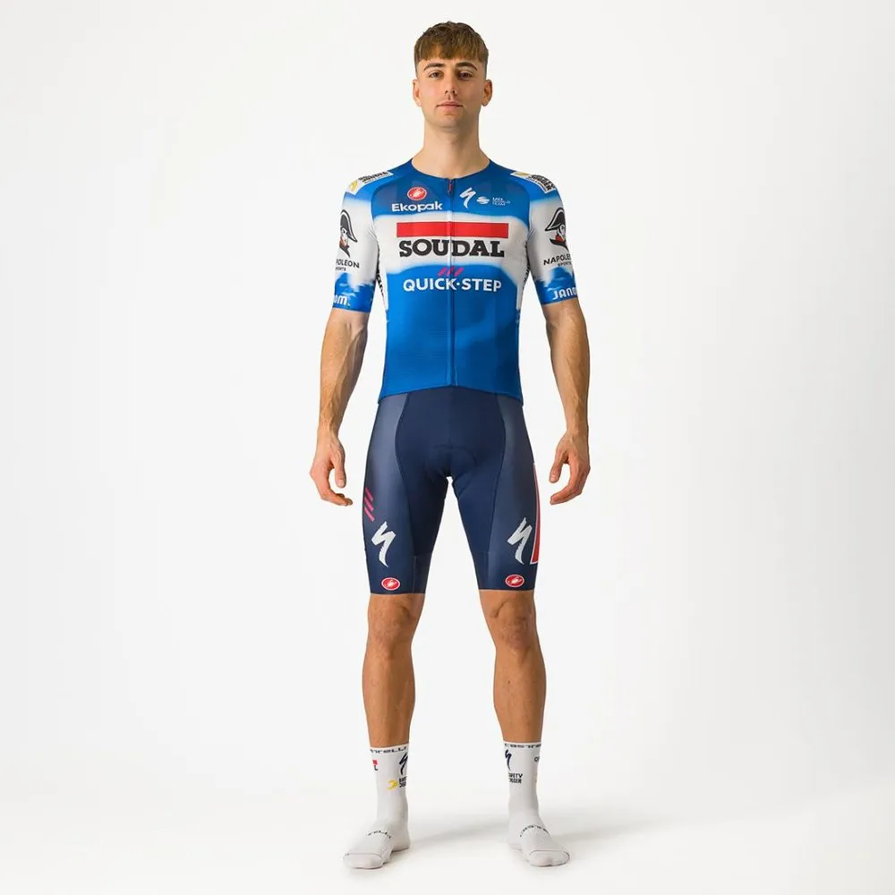 Castelli Aero Race 7.0 Soudal Quick-step 2024 Kort Ermet Trøye