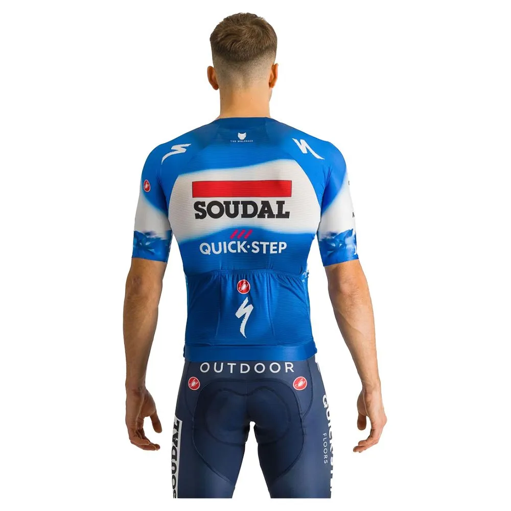 Castelli Aero Race 7.0 Soudal Quick-step 2024 Kort Ermet Trøye