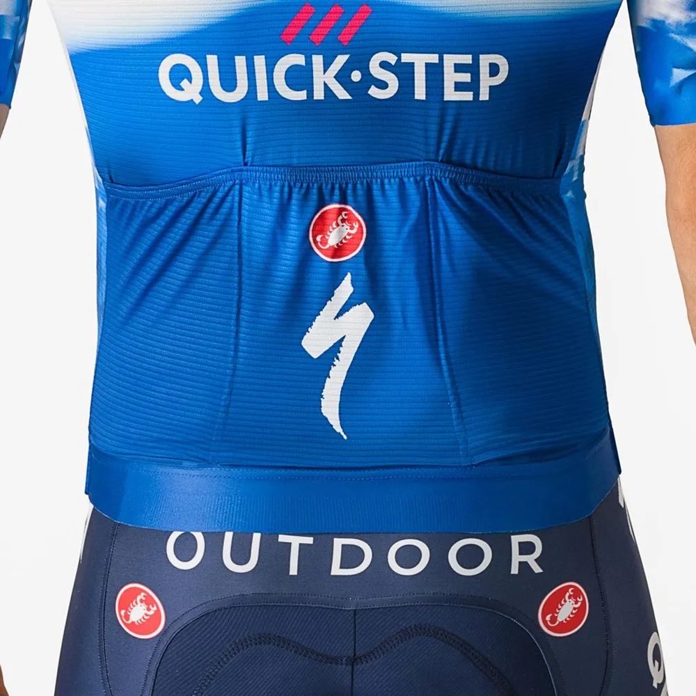 Castelli Aero Race 7.0 Soudal Quick-step 2024 Kort Ermet Trøye