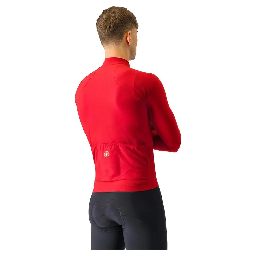 Castelli Aero Race Langermet Trøye, Rich red, XL