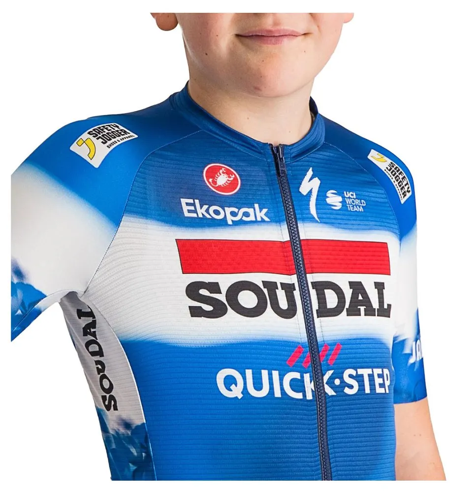 Castelli Aero Soudal Quick-step 2024 Kort Ermet Trøye, Multicolor