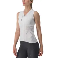 Castelli Anima 4 Sleeveles Jersey til Kvinner i Light Black/Ivory
