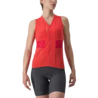 Castelli Anima 4 Sleeveles Jersey til Kvinner i Light Black/Ivory Castelli Anima 4 Sleeveles Jersey til Kvinner i Light Black/Ivory