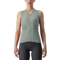 Castelli Anima 4 Sleeveles Jersey til Kvinner i Light Black/Ivory Castelli Anima 4 Sleeveles Jersey til Kvinner i Light Black/Ivory