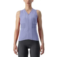 Castelli Anima 4 Sleeveles Jersey til Kvinner i Light Black/Ivory