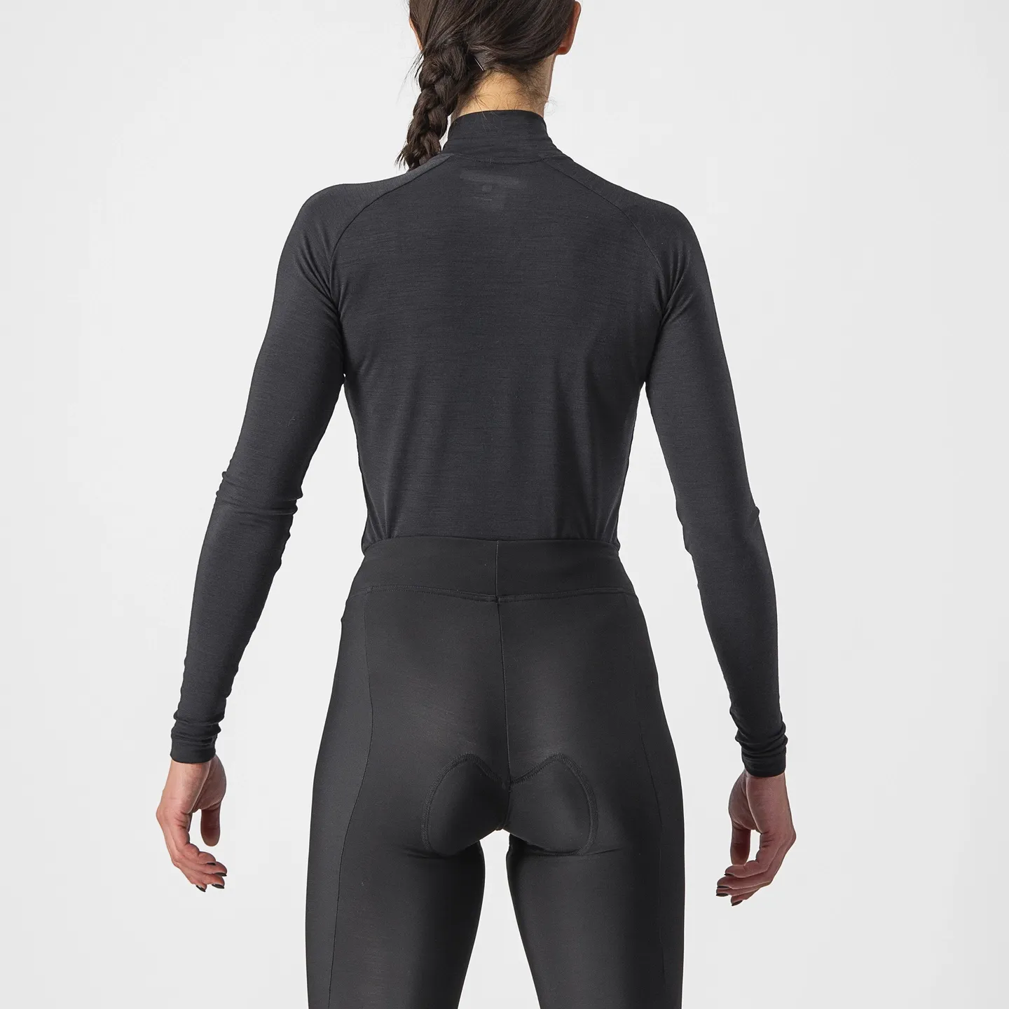 Castelli Bandito Wool LS Dame Undertrøye, Sort