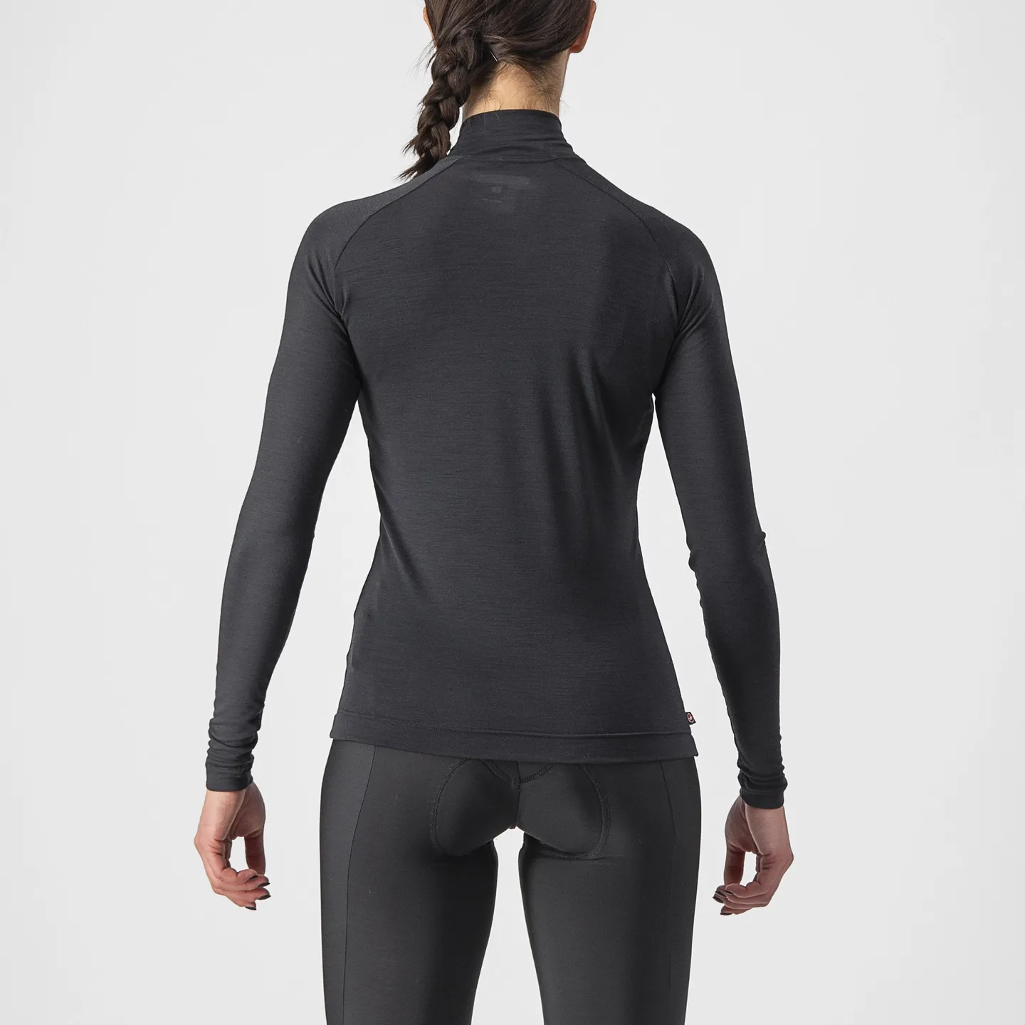 Castelli Bandito Wool LS Dame Undertrøye, Sort
