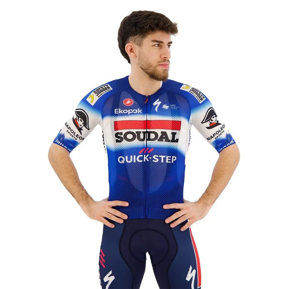 Castelli Climber´s 4.0 Soudal Quick-step 2024 Kort Ermet Trøye Castelli Climber´s 4.0 Soudal Quick-step 2024 Kort Ermet Trøye