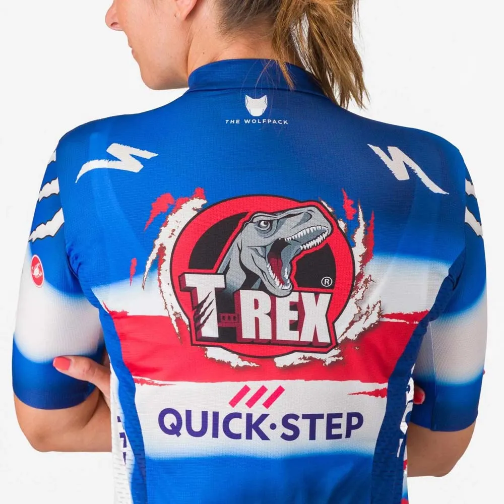 Castelli Competizione 3 T-rex Quick-step Kort Ermet Trøye, Vuelta blue ceramic