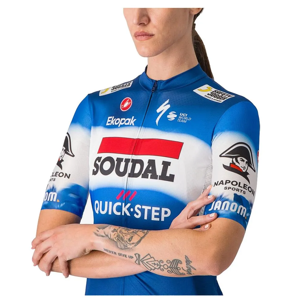 Castelli Competizione 3 W Soudal Quick-step 2024 Kort Ermet Trøye