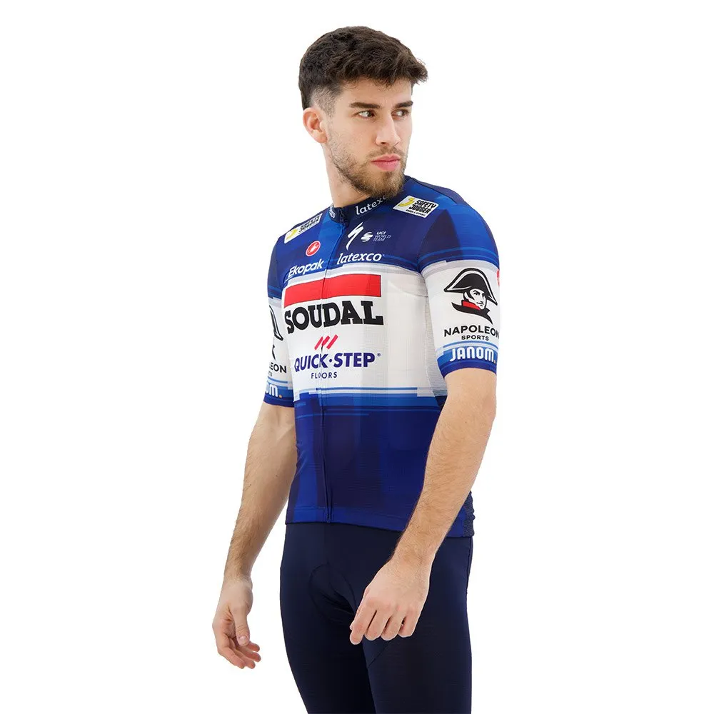 Castelli Competizione Soudal Quick-step 2023 Kort Ermet Trøye, Dark blue / white Castelli Competizione Soudal Quick-step 2023 Kort Ermet Trøye, Dark blue / white