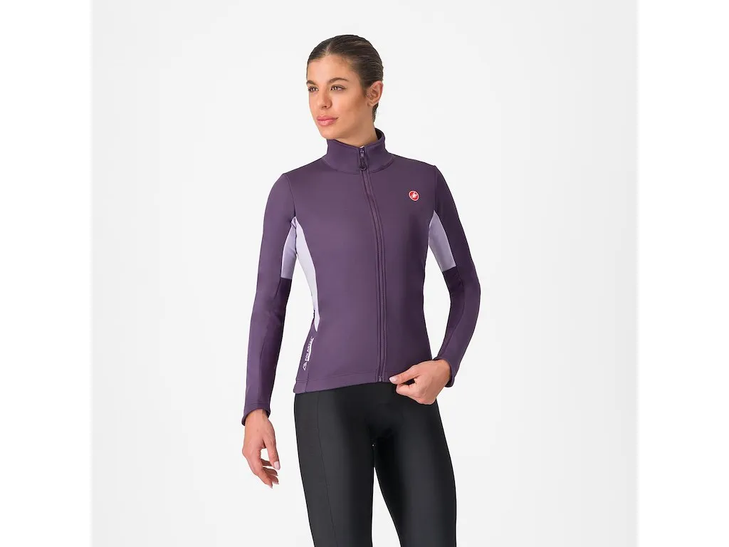 Castelli Entrata 2 sykkeljakke night shade/purple mist dame