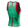 Castelli Ermeløs Triatlontrøye, Multicolour / jade green, S