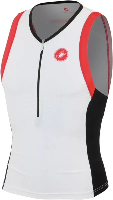 Castelli Free Herre Tri Singlet, Hvit
