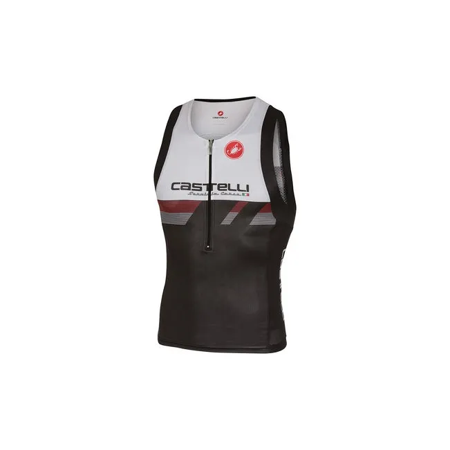 Castelli Free Tri Herre Singlet, Sort