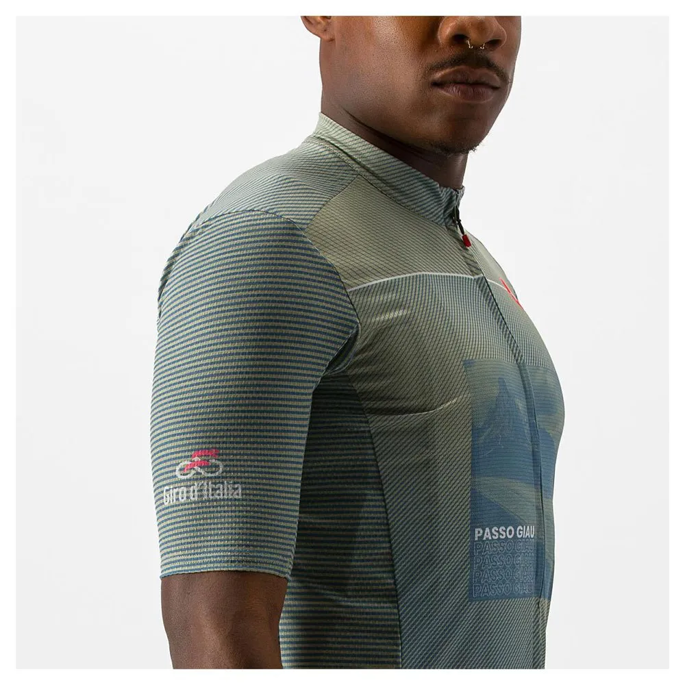 Castelli #giro Giau Kort Ermet Trøye, Green te