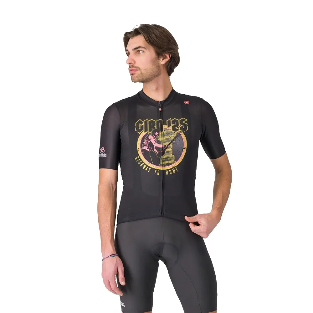 Castelli #giro Highway To Rome Kort Ermet Trøye Castelli #giro Highway To Rome Kort Ermet Trøye