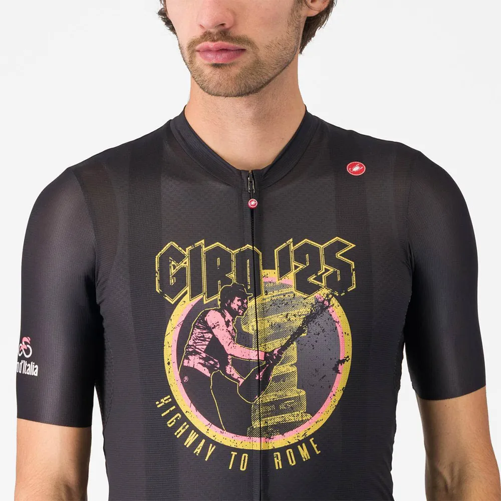 Castelli #giro Highway To Rome Kort Ermet Trøye Castelli #giro Highway To Rome Kort Ermet Trøye