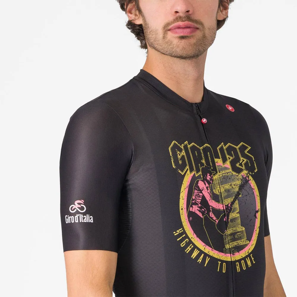 Castelli #giro Highway To Rome Kort Ermet Trøye Castelli #giro Highway To Rome Kort Ermet Trøye